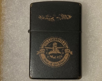 ジッポーSSN-682Tunny USS Tunny Submarine SSN 682 Zippo Slim Lighter - 1980 USED - Etsy