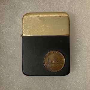 Vintage Metal Lighter, U.S.S. Olympia C-6, Cruiser Ship, Navy, Command Lighter