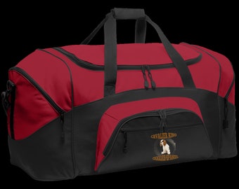 Watercolor Wolf Design Personalization Custom Gym Bag