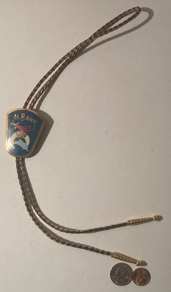 Vintage 1981 Metal Bolo Tie, Shriner's Hospital, A