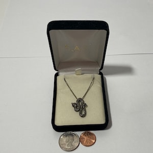 Vintage Sterling Silver Necklace, Nice Snake with Nice Stones, Very Nice Unique Design, Kay Jewelers, Quality, Jewelry, Accessory, Stamped