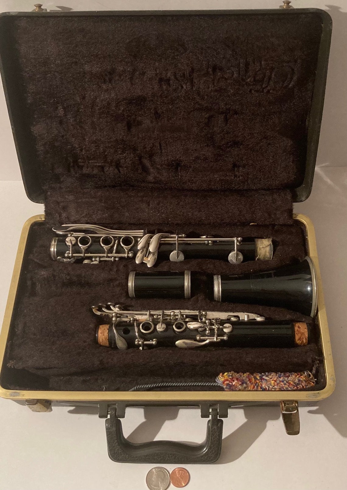 Vintage Musical Instrument, Bundy Resonite Selmer Clarinet, in Hard ...