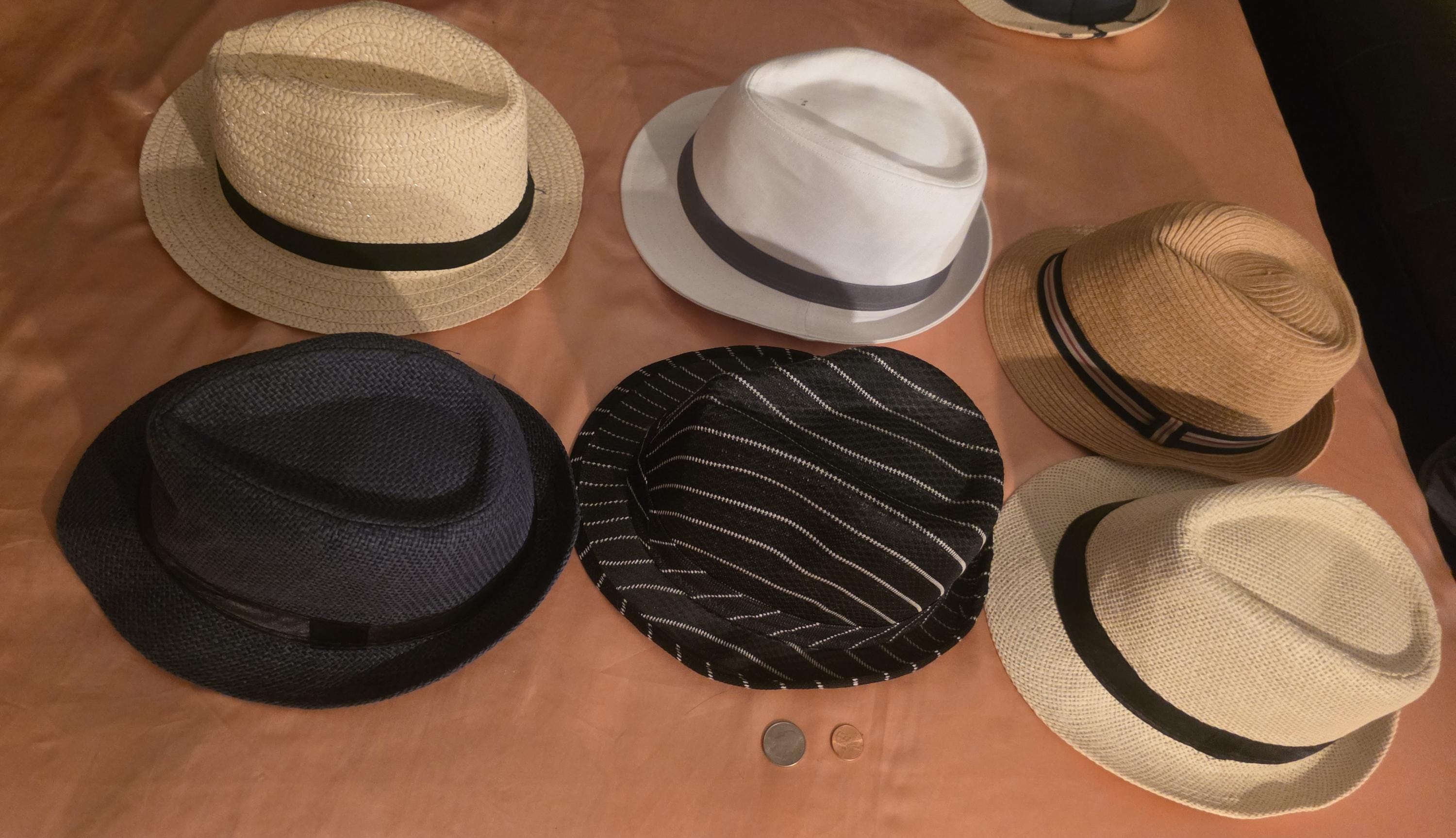 Vintage Lot Mixed Black Women\'s Hat Collection - Assorted Styles fedora cap Fedora Black Vintage Hats for Women for sale | eBay main image 3