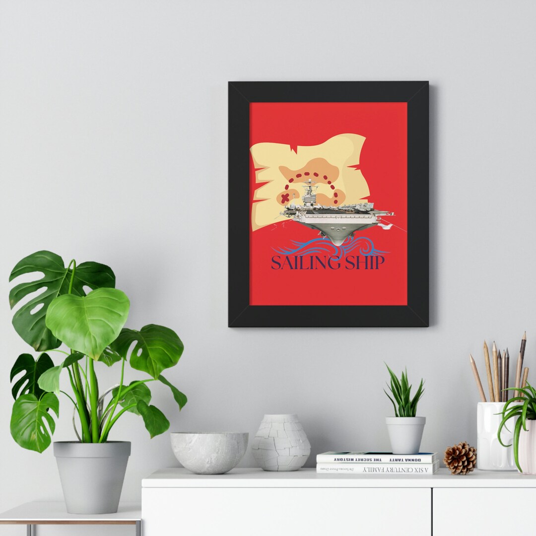 USN POD Navy Ship Framed Vertical Poster - Etsy