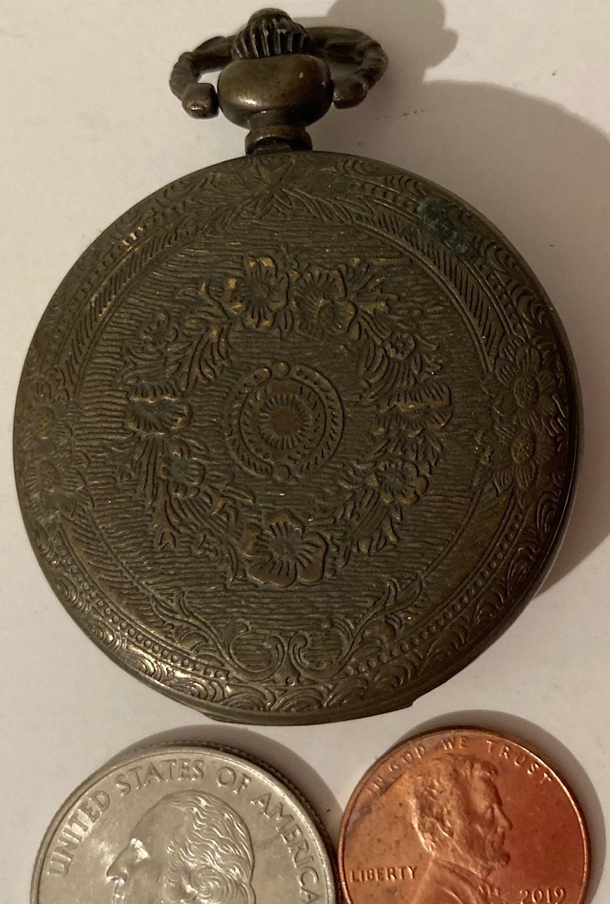 Vintage Metal Pocket Watch Relic Clock Time Style - Etsy
