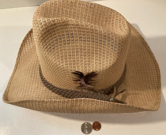 Vintage Wrangler Cattleman Hat Size 7 Men main image 3