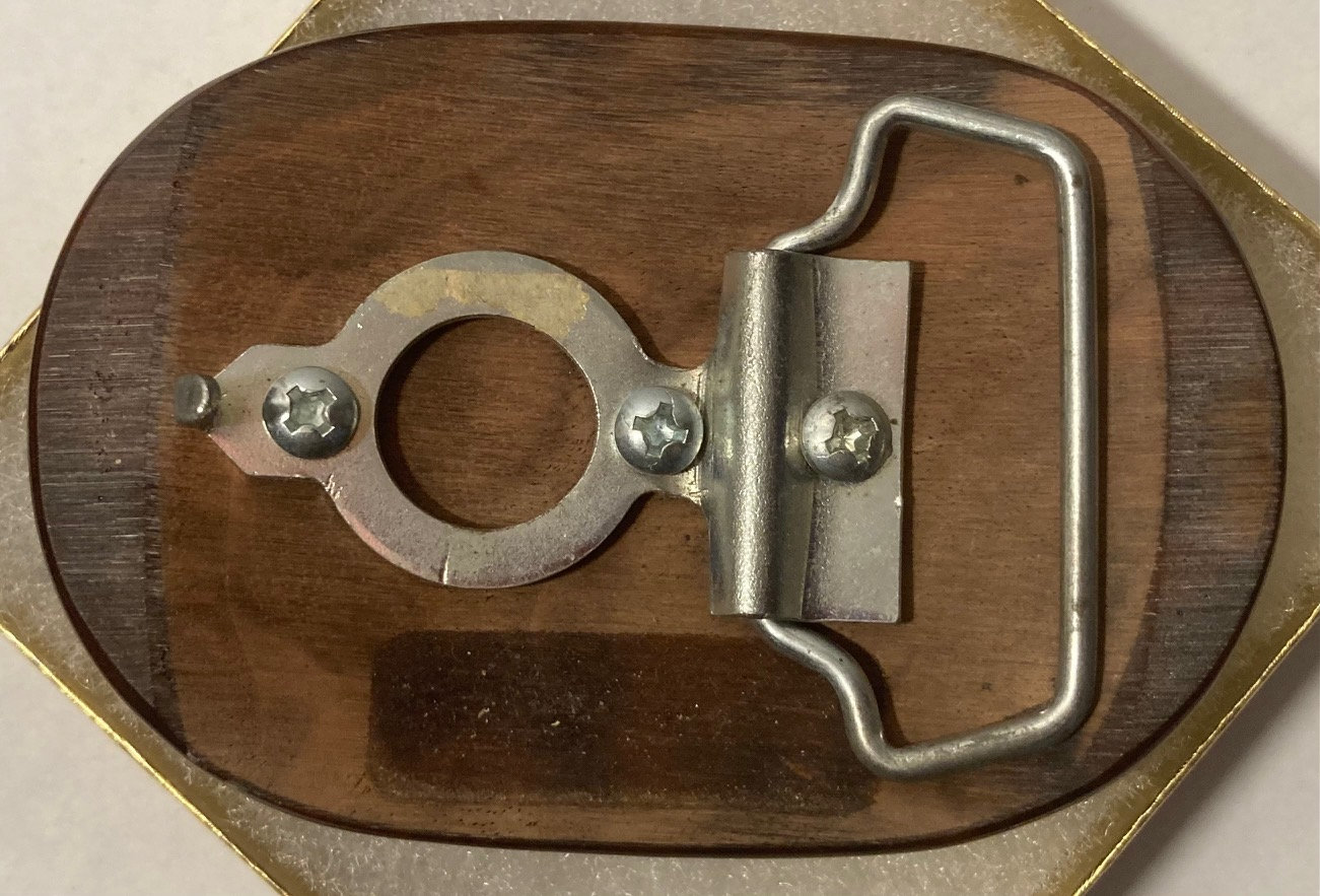 Ancienne Boucle De Ceinture En Bois à Lacet - Pièce Vintage, Occasion, Décoration Ou Réemploi