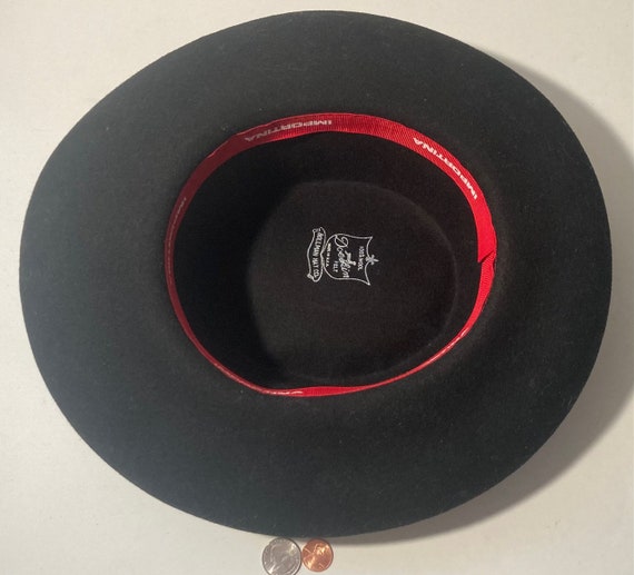 Vintage Cowboy Hat Style, Black, Bollman Hat, Nic… - image 5
