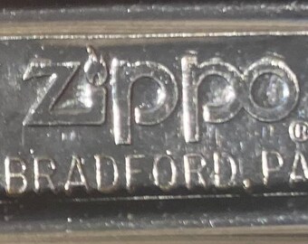 Vintage Metal Zippo, Great Lakes, Service School Command, Navy