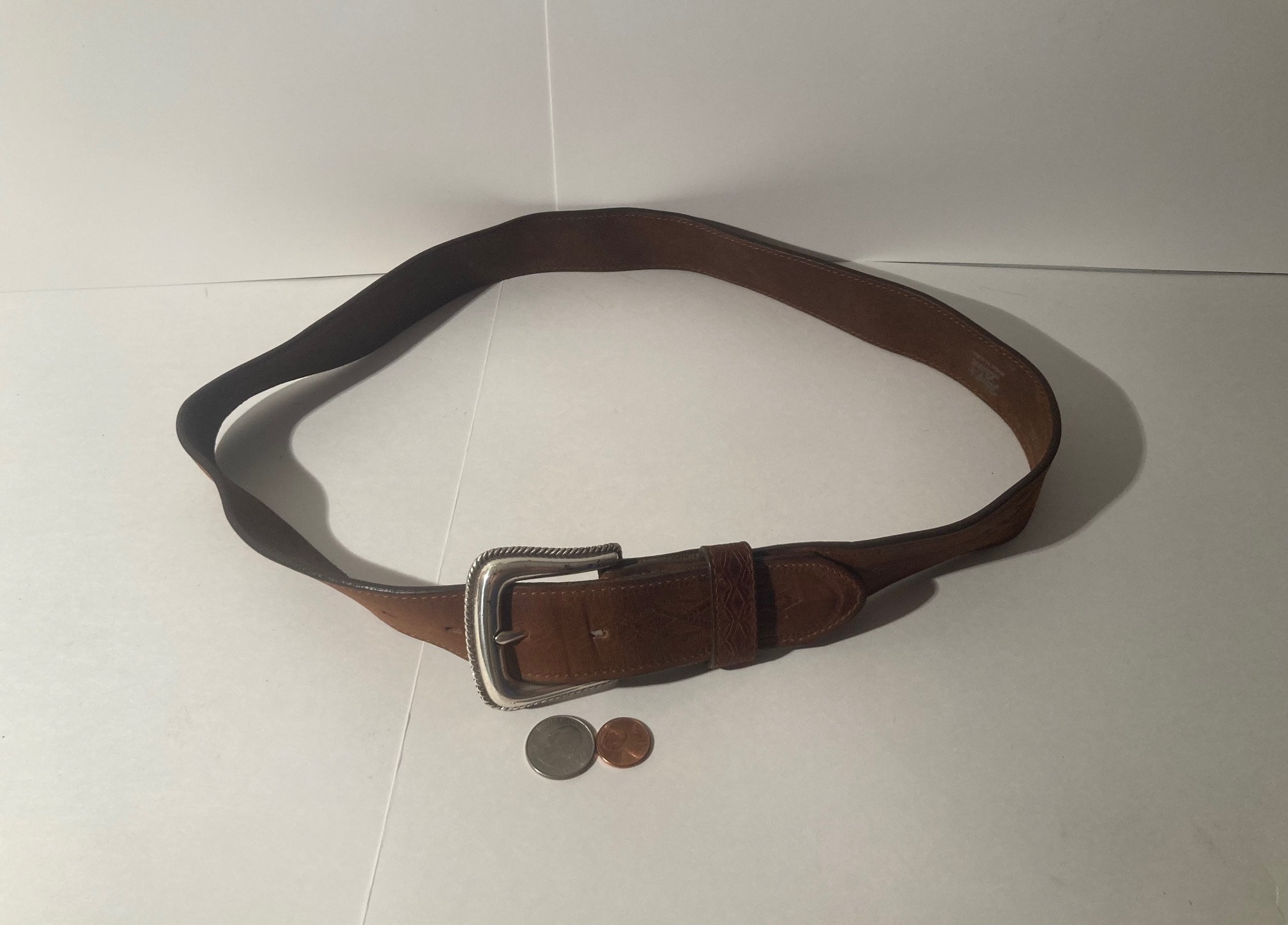 Ceinture Enfant Western Tony Lama - Taille 24 - Cuir Neuve Avec étiquette