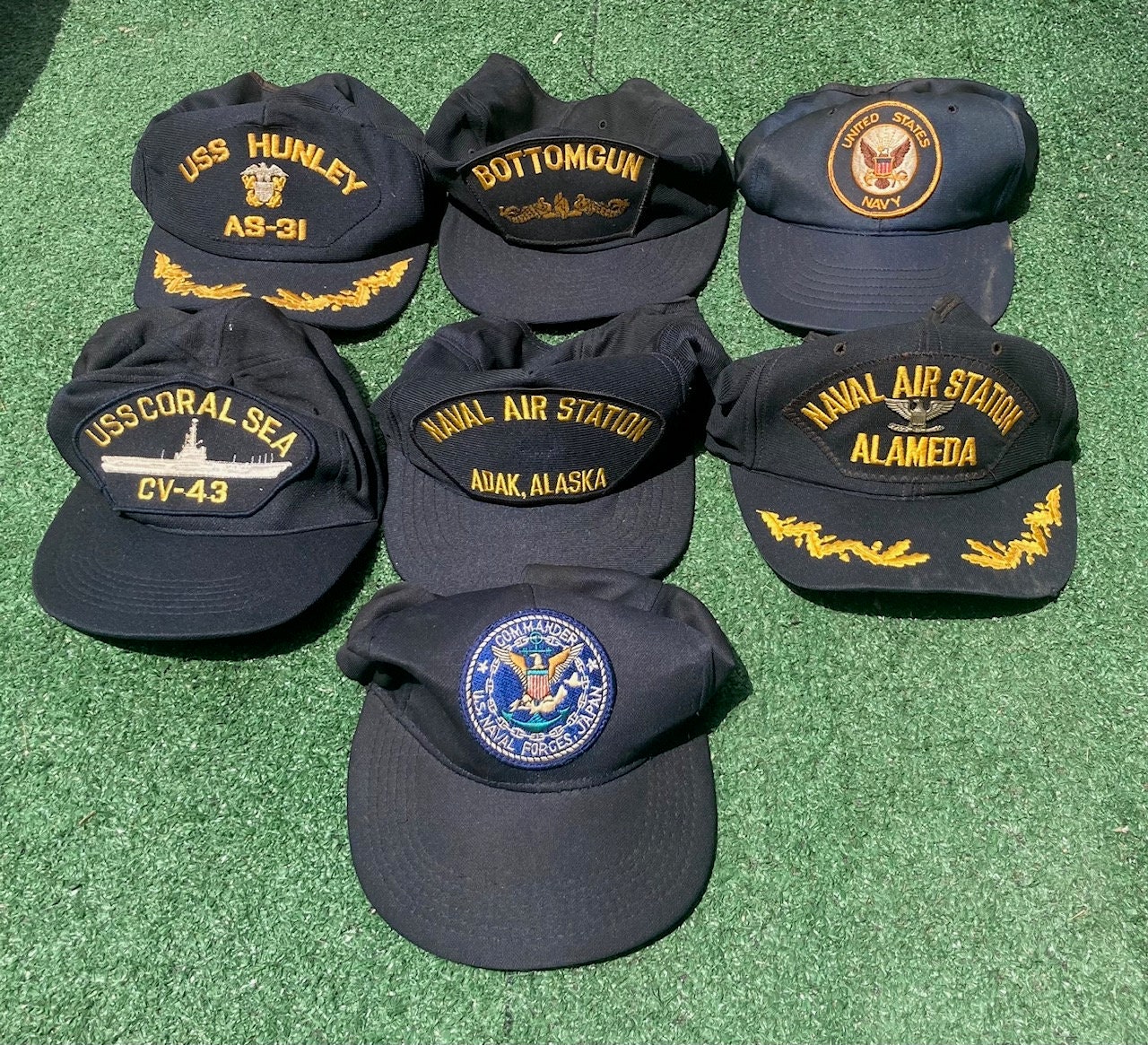 Navy command ball sales caps for sale