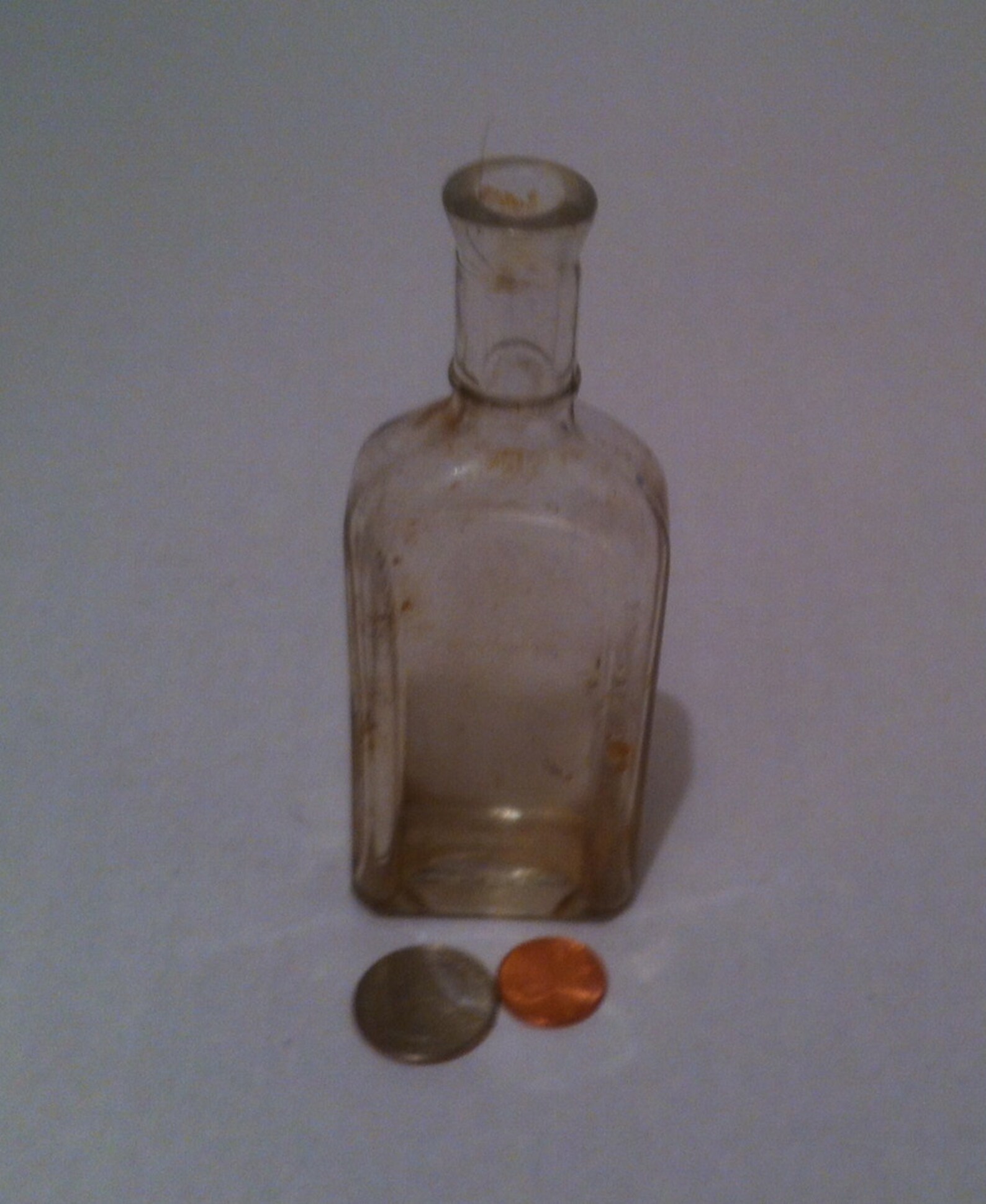 Vintage Glass Bottle 5 1/2 Van Duzer Full Measure Etsy