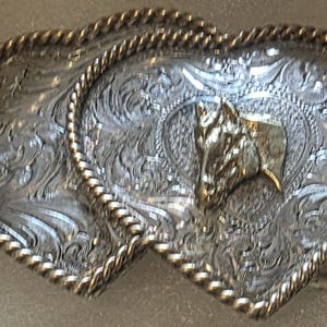 Montana Silversmith Heart Buckle - Etsy display picture 2