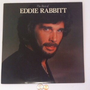 Vintage 1976 Music Album, The Best of Eddie Rabbitt, Rocky Mountain Music, Two Dollars In the Jukebox, We Can&#39;t Go On Living Like This
