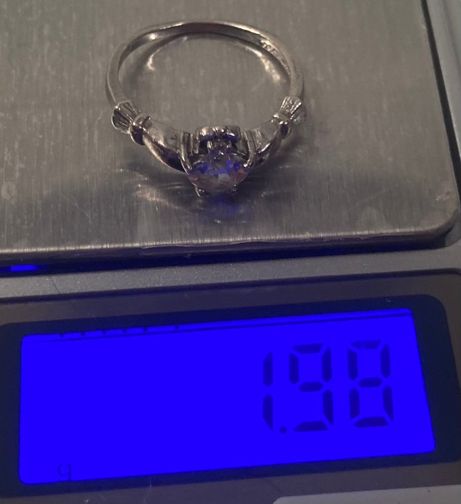 Saint Valentin Calcédoine Pierre 925 Argent Bague Tout Taille
