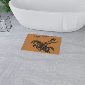 Knight Warrior Horse POD Floor Mat