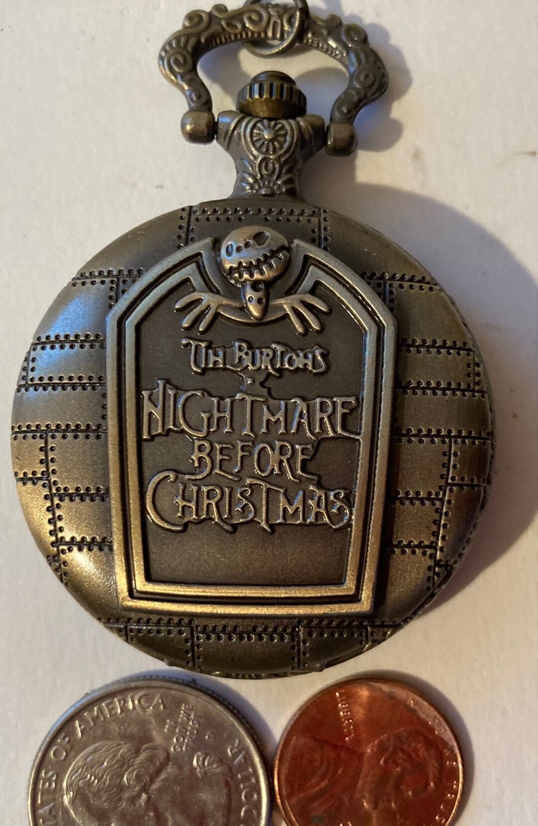 Nightmare before top christmas pocket watch