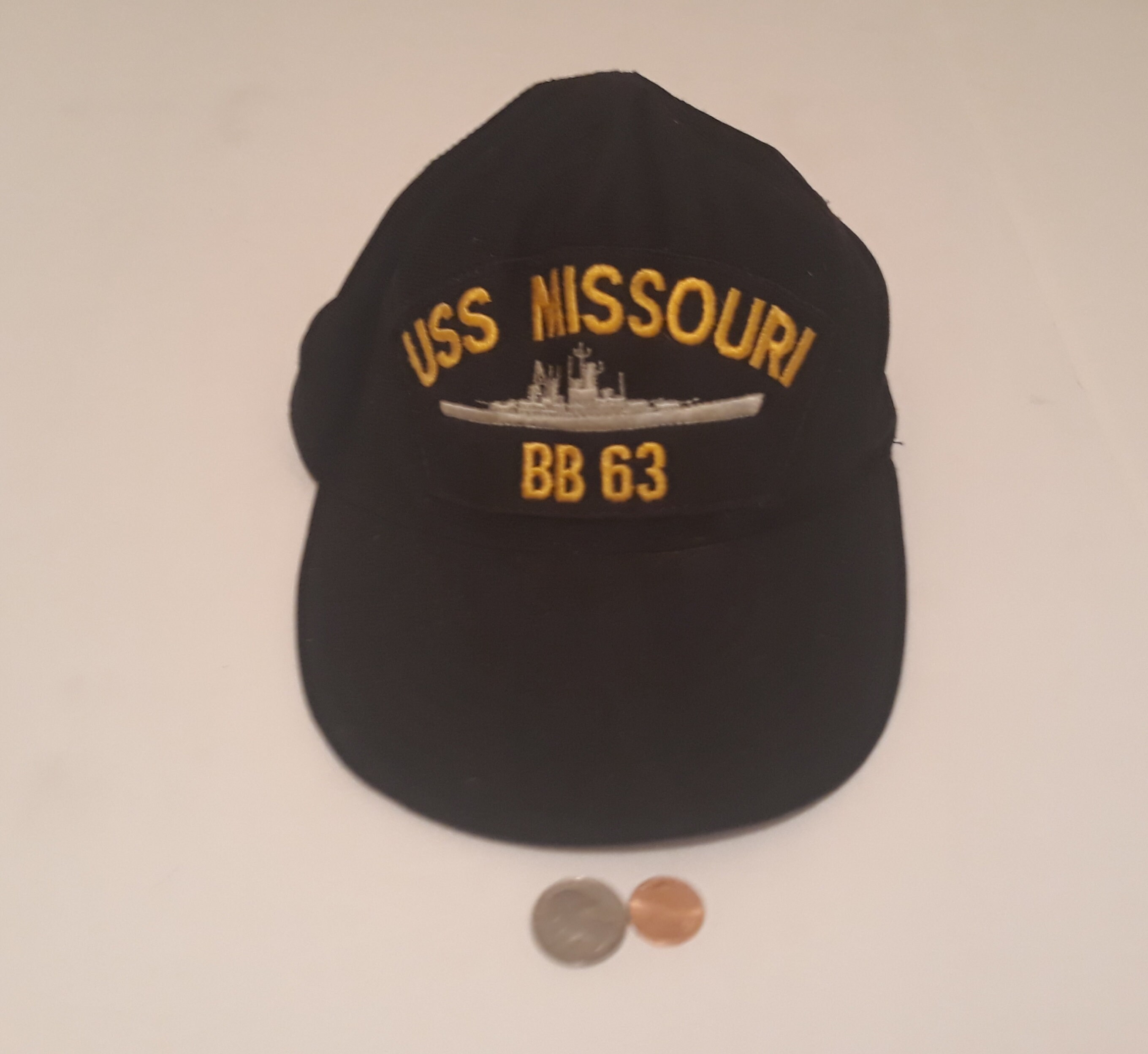 Vintage Navy Ball Cap Command Cap USS 