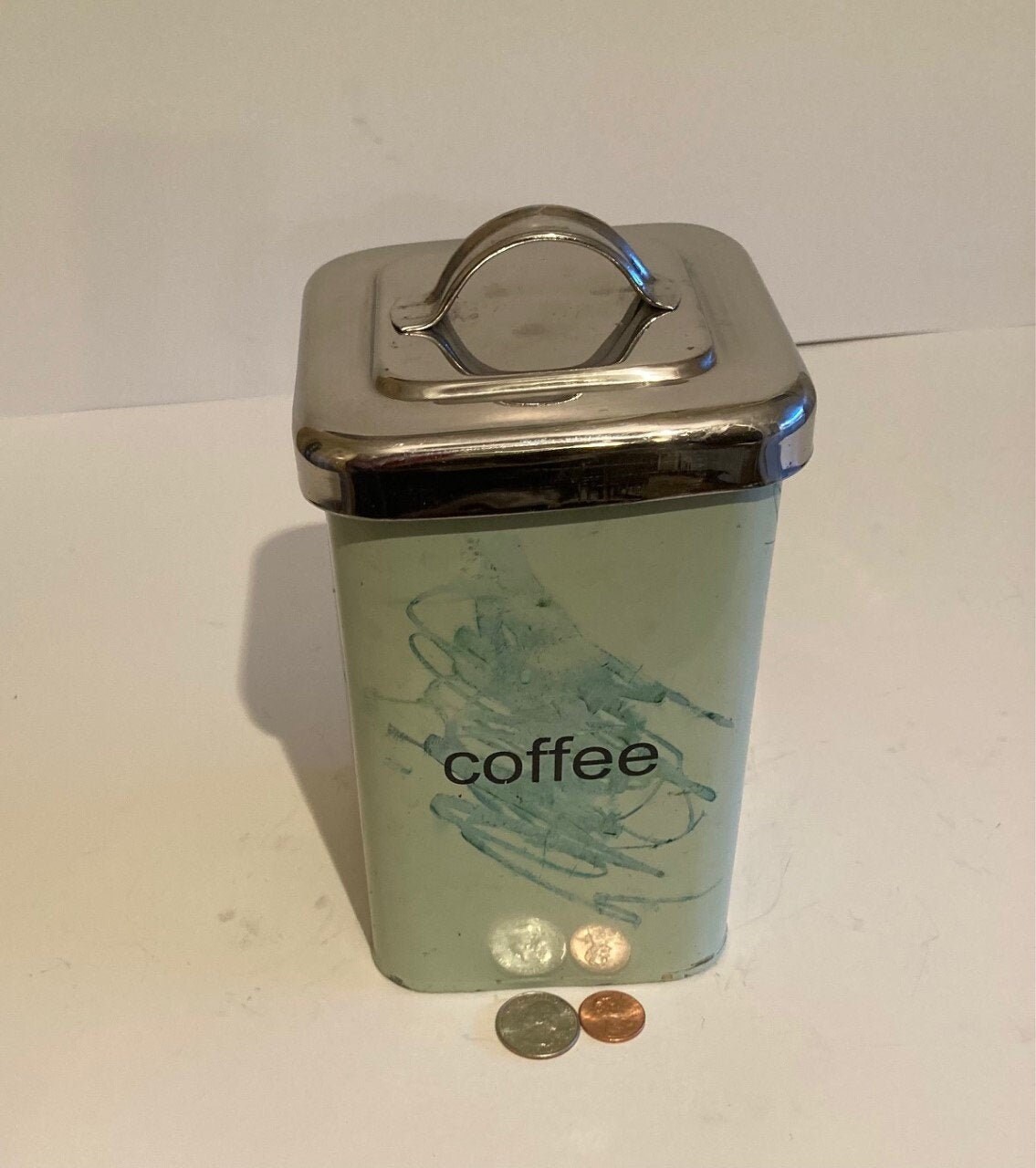 tin coffee container