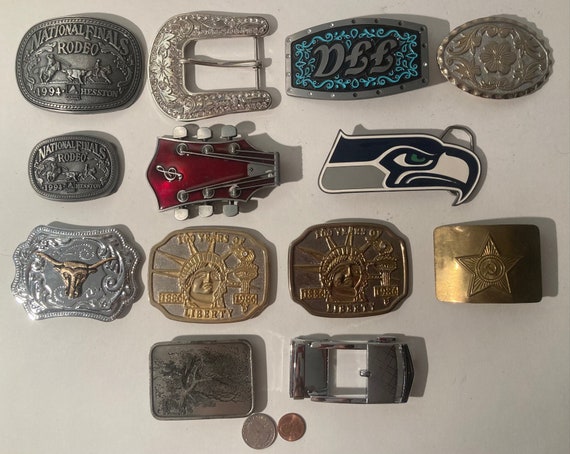Belt buckle lot sale