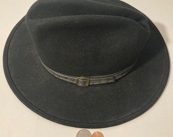 Chapeau De Cowboy Vintage Resistol – Paille, Taille 7 1/4 – Avec Bandeau En Cheveux De Cheval