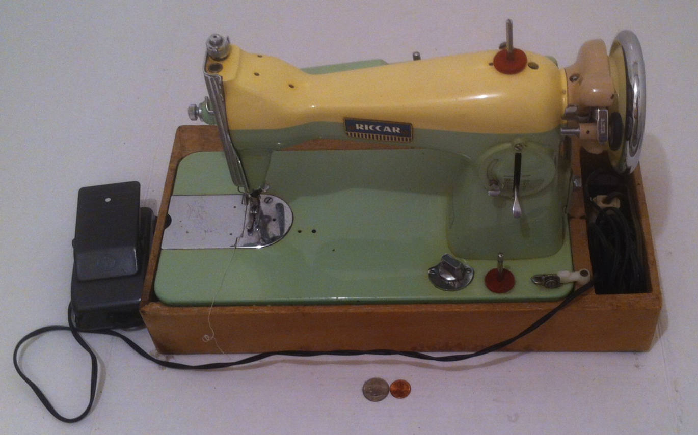 Vintage 1950s Riccar Sewing Machine | Etsy