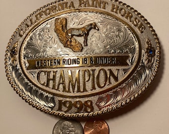 Fibbia Ovale Per Cintura In Argento Spazzolato Anticato, Stile Western, Cavallo Cowboy, Boucle De Ceinture - Foto 5