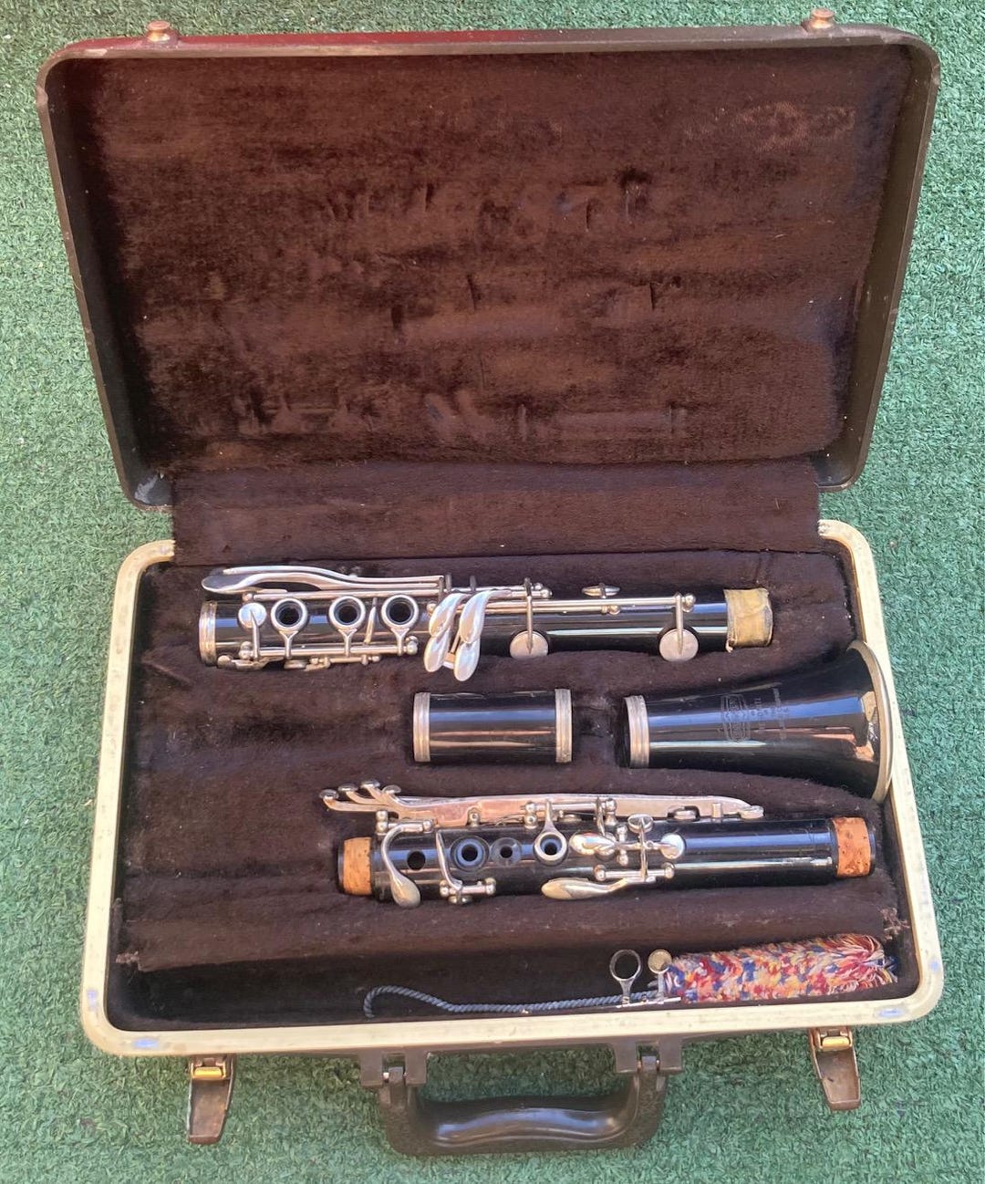 Vintage Musical Instrument, Clarinet, Bundy, in Hard Case, Black Felt ...
