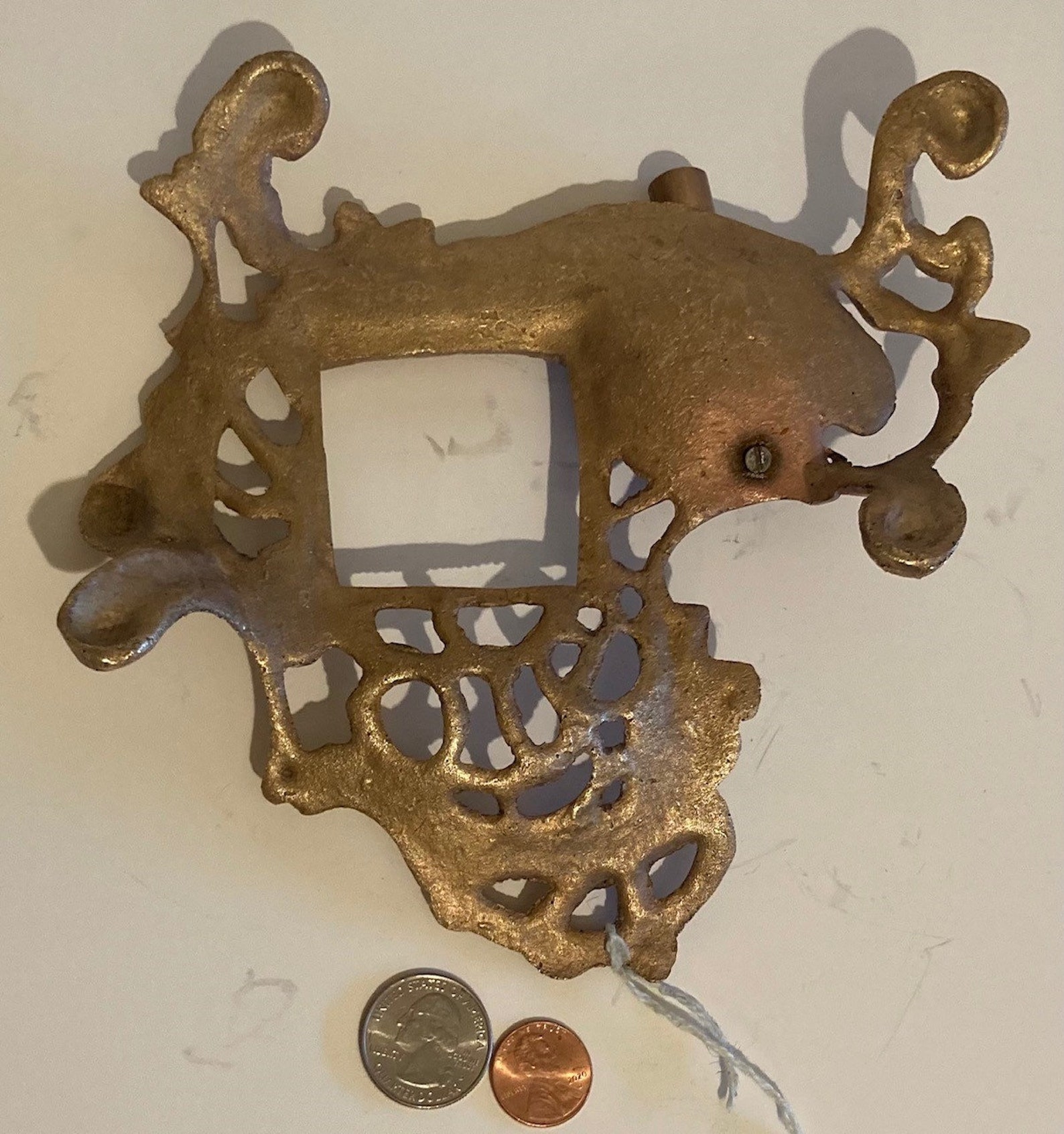 Vintage Brass Metal Fountain Pen Holder 8 1/2 X Etsy