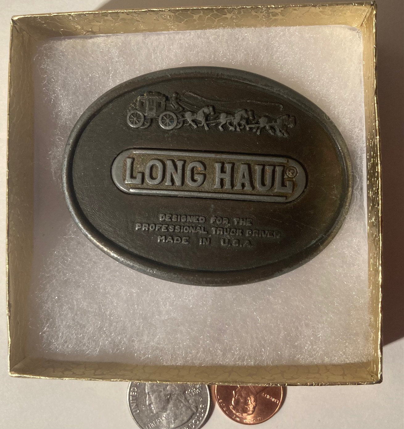 Ancienne Boucle De Ceinture Longue Portée – Camionneurs Pro – Made In USA