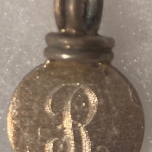 Colgante Vintage de Plata Esterlina, Bonita Letra R, Diseño Inicial R