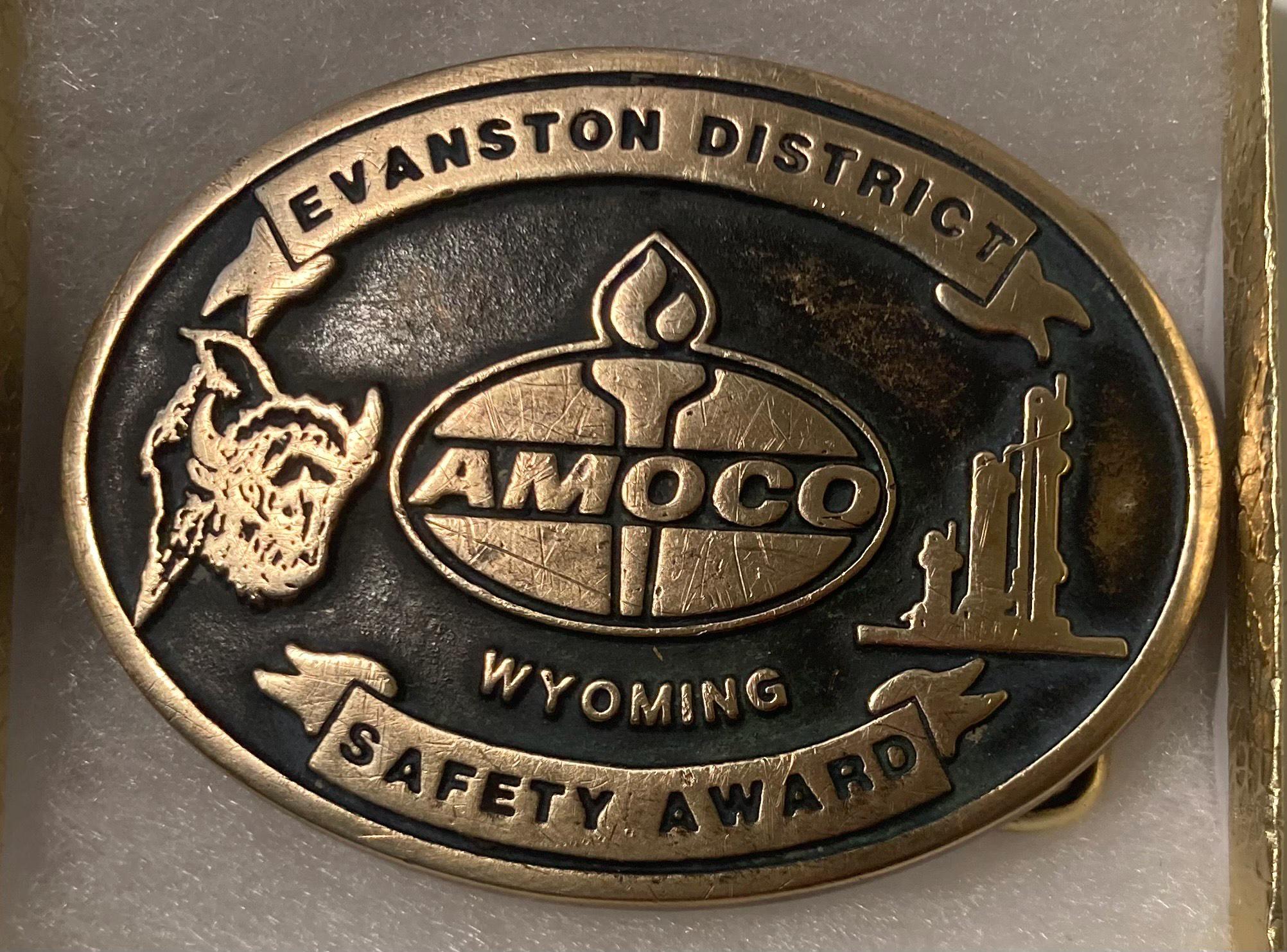 Amoco Belt Buckle - Etsy display picture 1