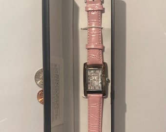Orologio da polso vintage, Gossip, Cinturino in pelle rosa, Orologio, Orologio, Tempo, Qualità, Moda, Accessorio, Stile, In Bella Scatola