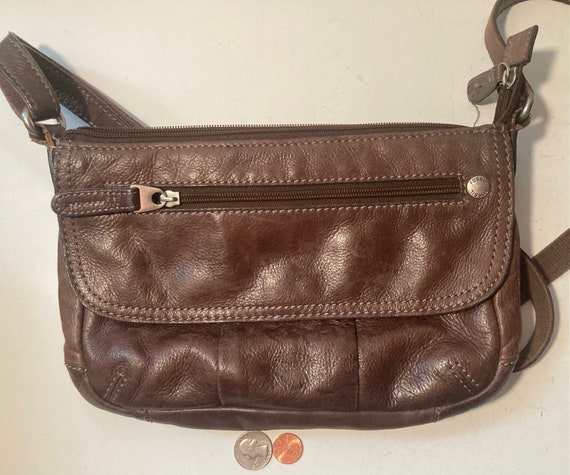 Vintage Handbag From Fossil Quality Leather 10 X 7 Western Style Country and Western Fashion Accessory Bag Pouch Purse Carry On Etsy Ireland