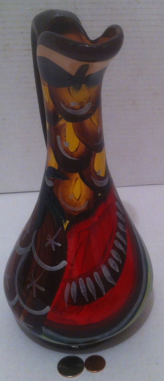 ヴィンテージ セラミック ストライプ アーティスティック レッド