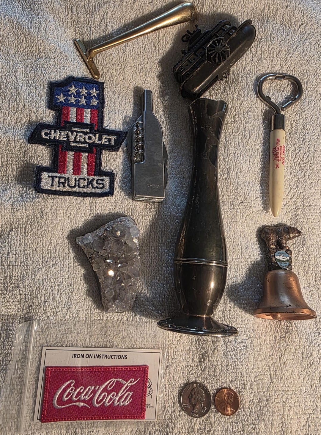 Coke Razor Vintage Pile of 9 Little Items, Pencil Sharpener, Coke Cola, Razor ...