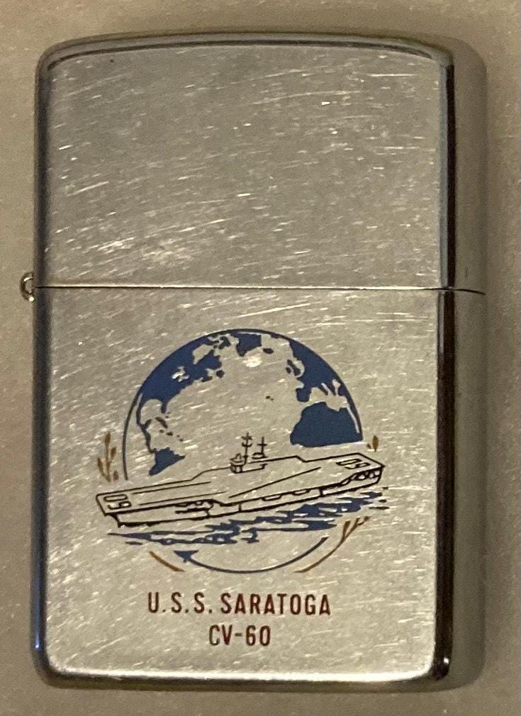 USS Zippo 米軍 Vintage Metal Zippo, U.S.S. Lester DE-1022, Destroyer, Ship