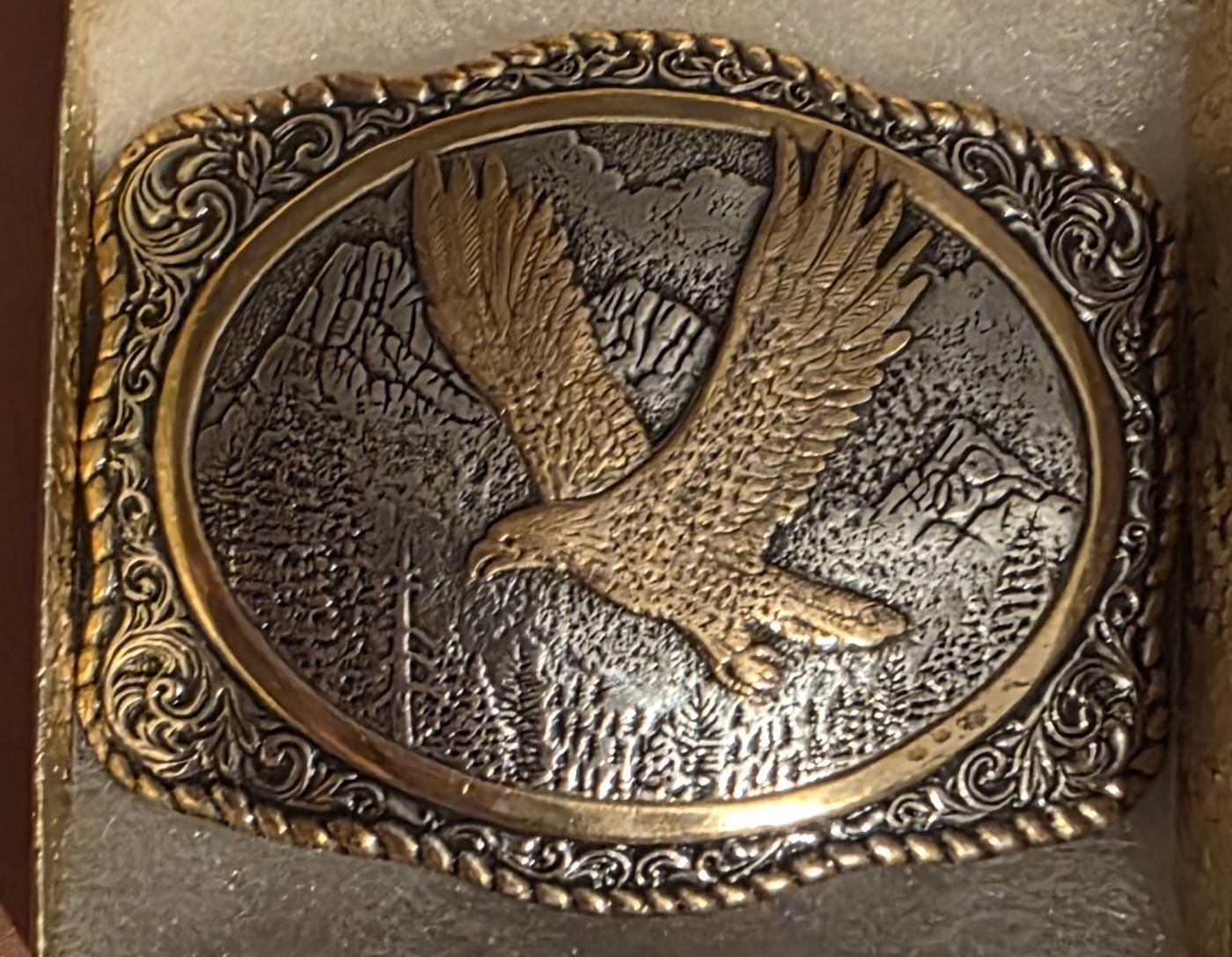 Crumrine Eagle Belt Buckle - Etsy