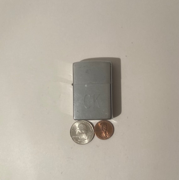 ck cigarettes Vintage Metal Zippo Lighter, CK, Quality, Made in USA, Cigarettes, Cigars,  Fire, Unique