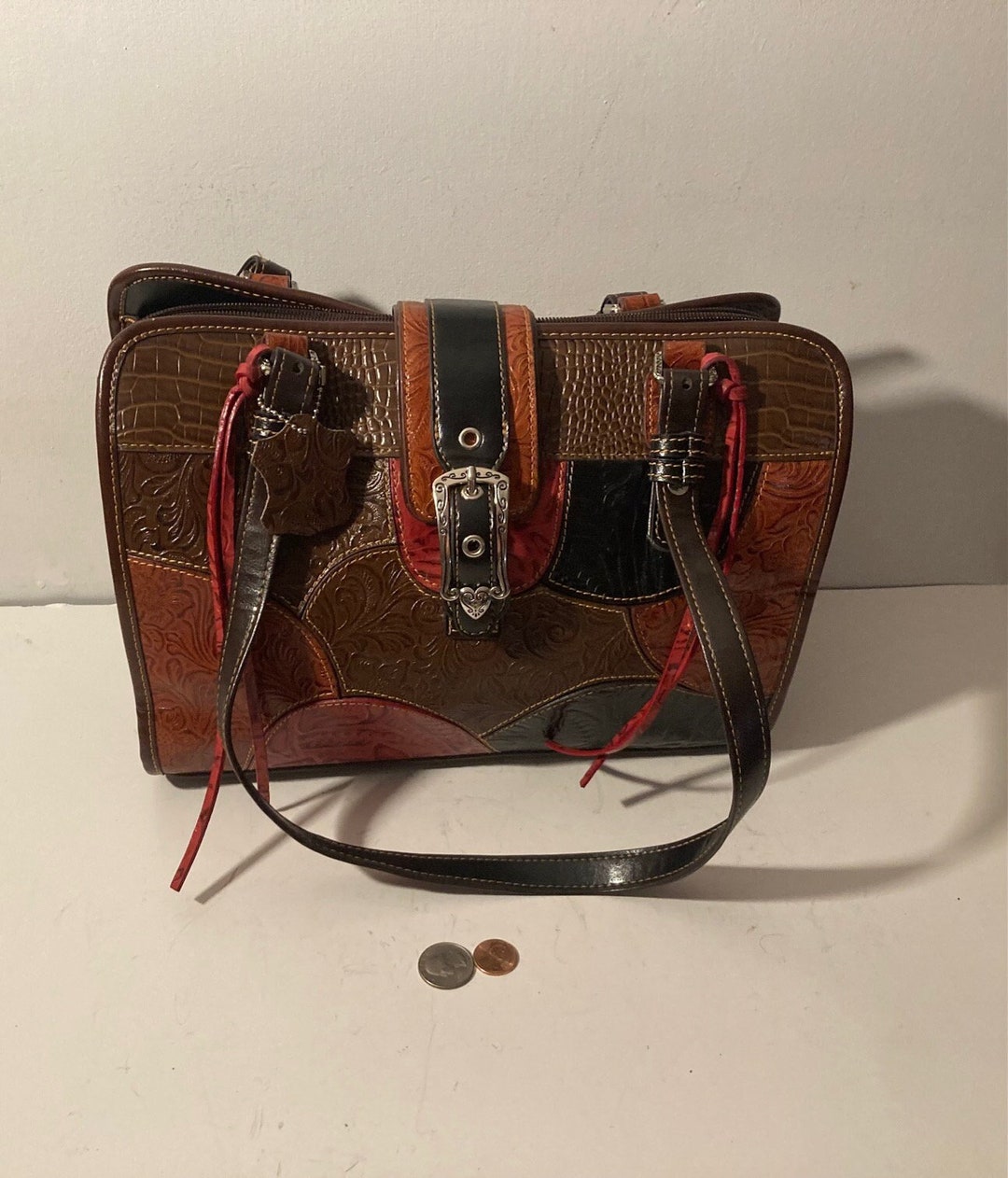 Vintage M.C. Purse, Quality, Lots of Pockets, 12 X 9 X 4 1/2, Western Style, Country and Western, Fashion, Accessory, Bag, Pouch - Etsy Vintage M.C. Purse, Quality, Lots of Pockets, 12 X 9 X 4 1/2, Western Style, Country and Western, Fashion, Accessory, Bag, Pouch - Etsy