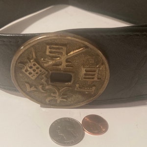 Vintage Leather Belt Buckle, and Belt, Wide, Nice, Unique, Quality, Size 28&quot; to 32&quot;, Country and Western, Western Wear, Heavy Duty, Nice