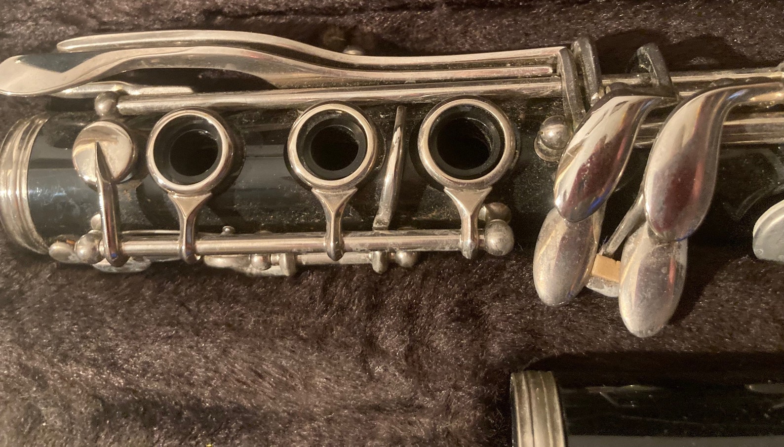 Vintage Musical Instrument, Bundy Resonite Selmer Clarinet, in Hard ...