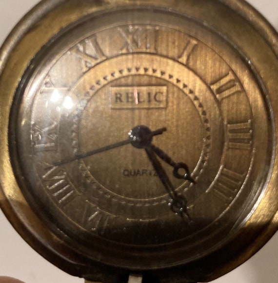 Vintage Metal Pocket Watch, Relic, Clock, Time, Style Gem