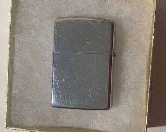 Vintage Metal Zippo, Great Lakes, Service School Command, Navy
