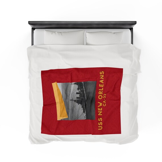 USS ニューオーリンズ CA-32 アメリカ艦艇 POD ベルベット プラッシュ