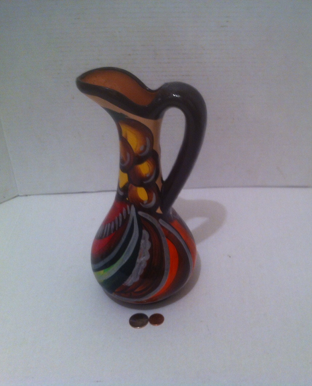 ヴィンテージ セラミック ストライプ アーティスティック レッド