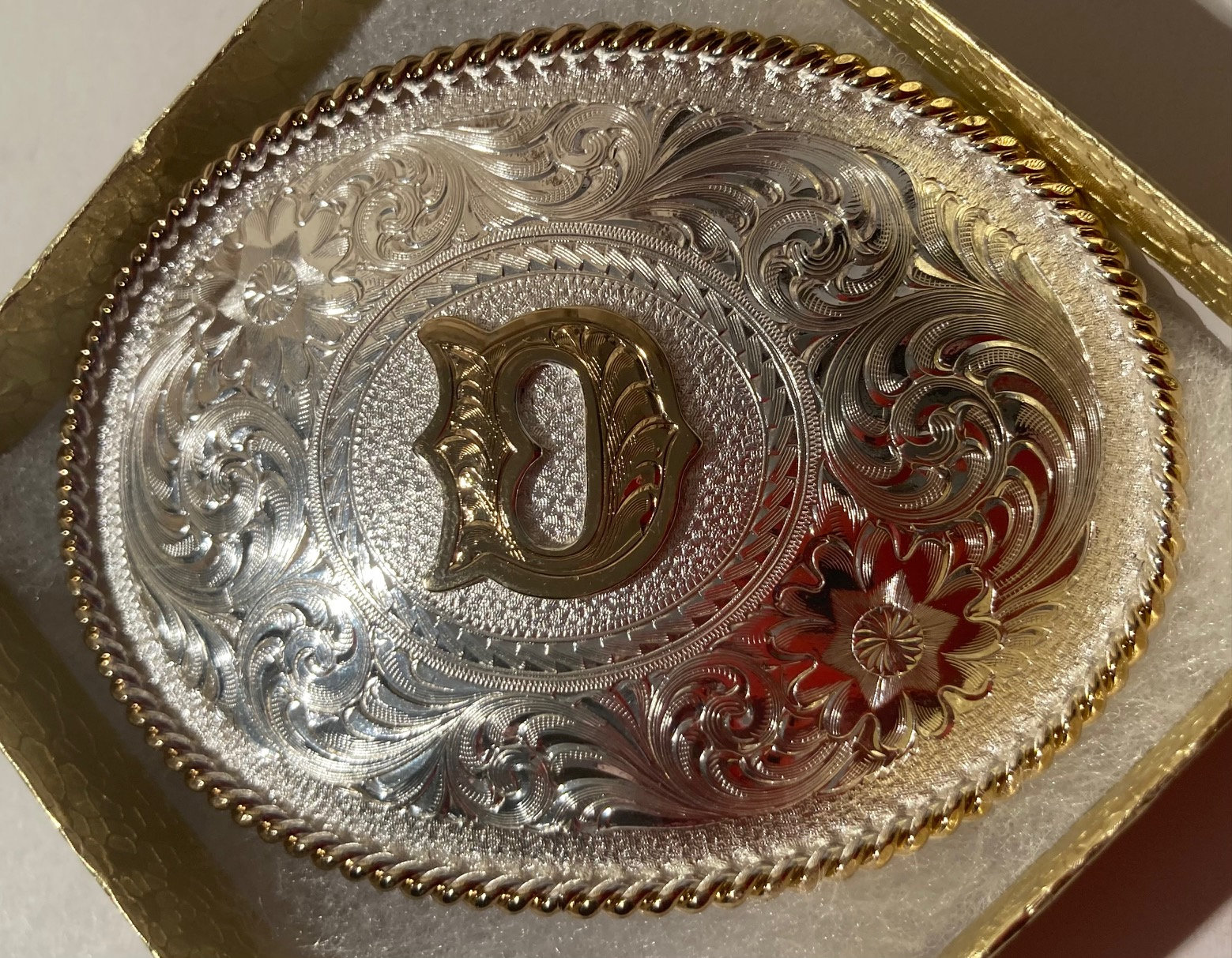 Montana Silversmiths Silver and Gold Rodeo Belt Buckle montana silversmiths-belt buckles-info – Outlaw Outfitters main image 2