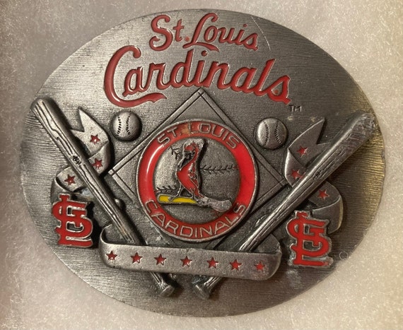 Vintage 1993 Metal Belt Buckle St. Louis Cardinals Baseball -  Norway