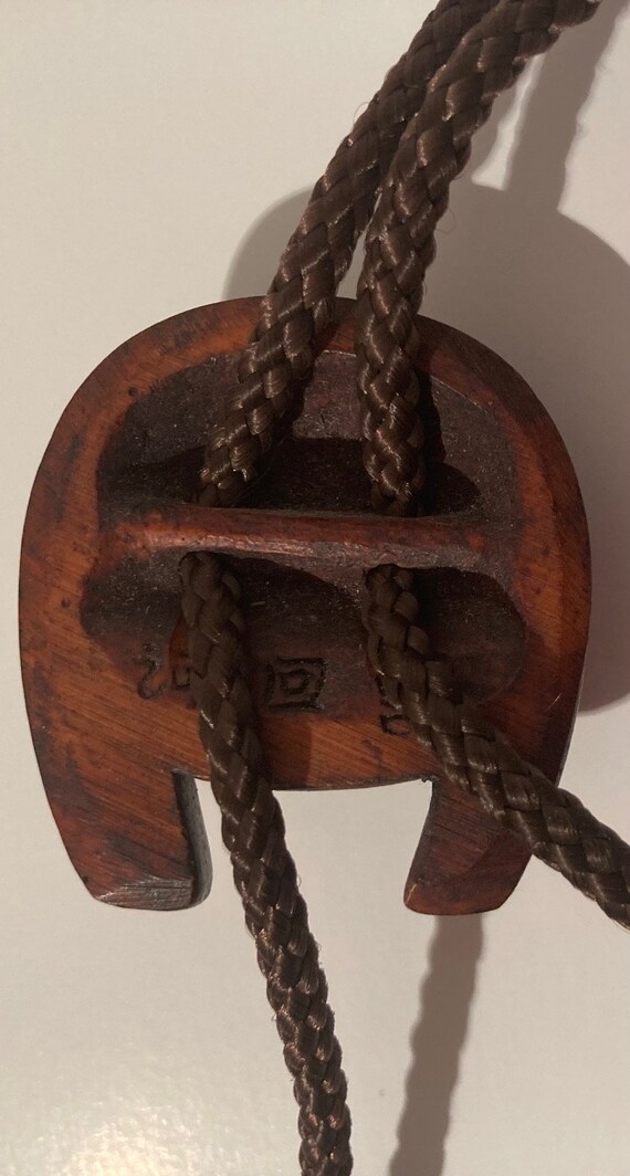 Vintage Wooden Bolo Tie, Face, Mask, Smiley, Nice… - image 5