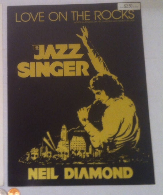 Vintage 1980 Song Book Thin Music Sheet The Jazz Singer Etsy